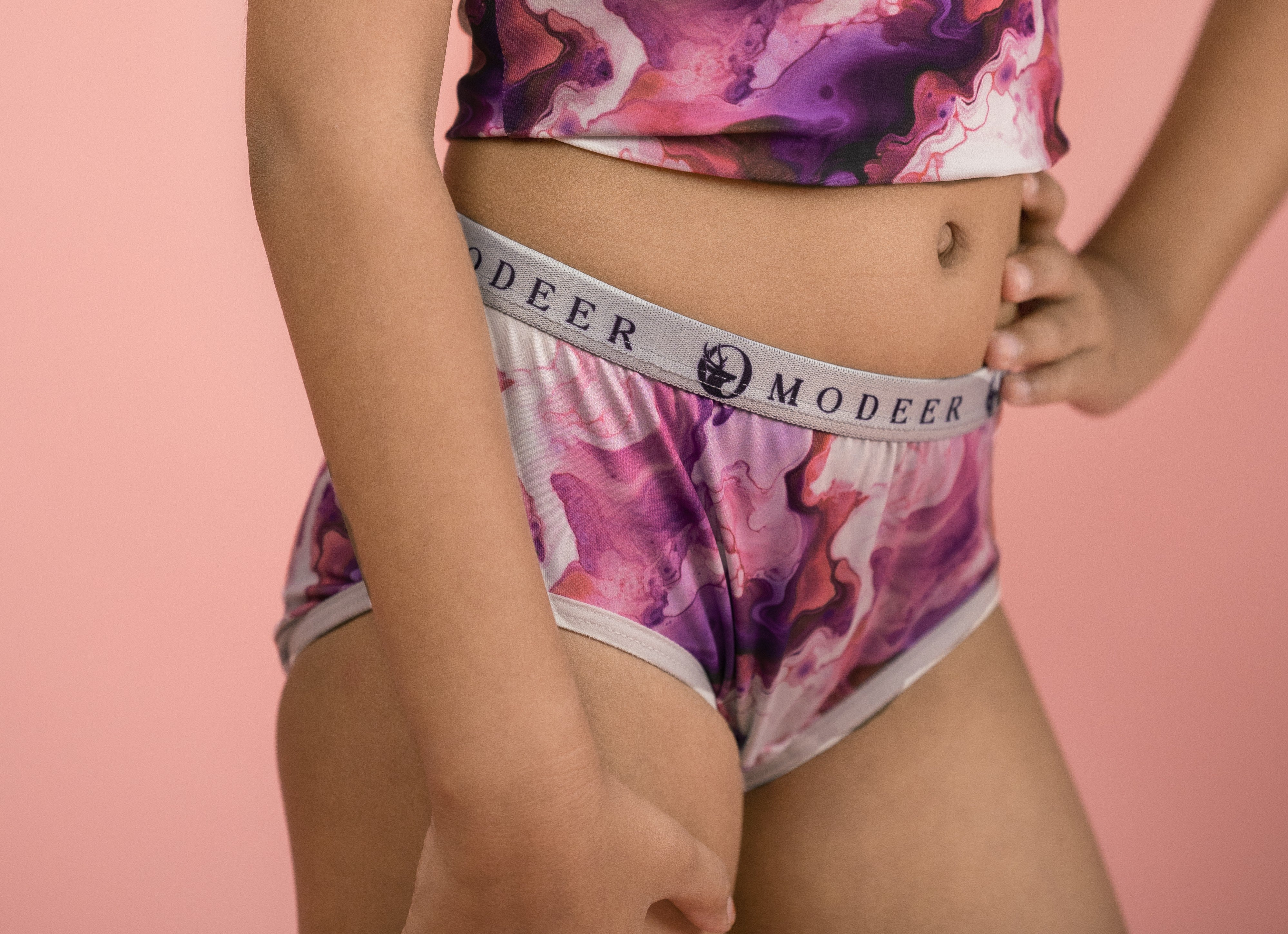 Brief Panties - Berry Splash (Anti-Bacterial Finish Microfiber)